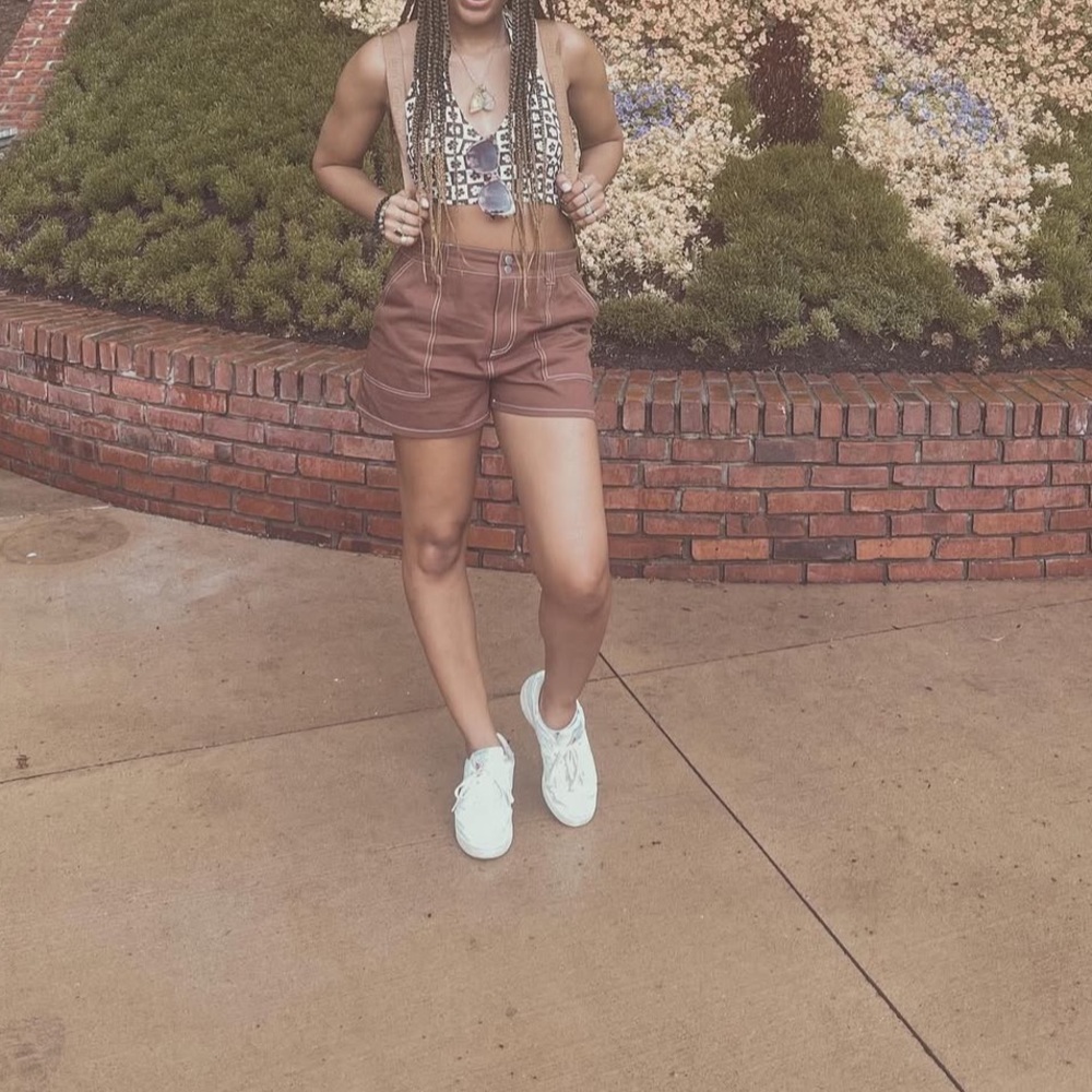 Full Tilt Brown Cargo Shorts with Utility Style